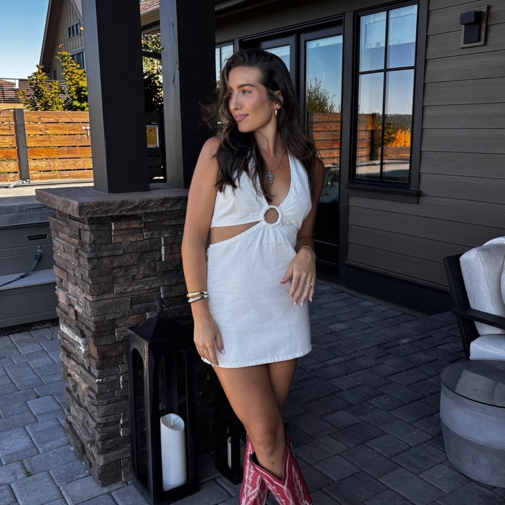 Show Me Your MuMu White Dress